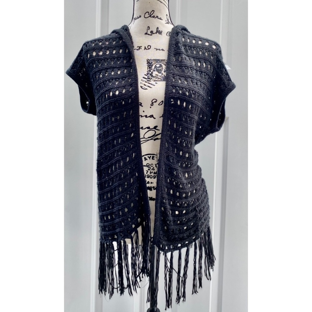 NWOT Black Wet Seal Beachy Cardigan
